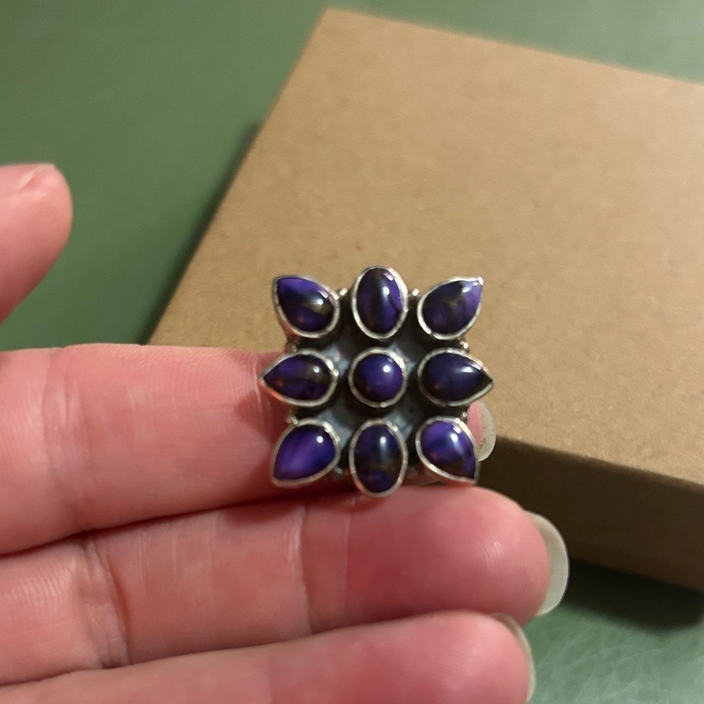 Sterling Silver Adjustable Ring - Picture 2 of 4